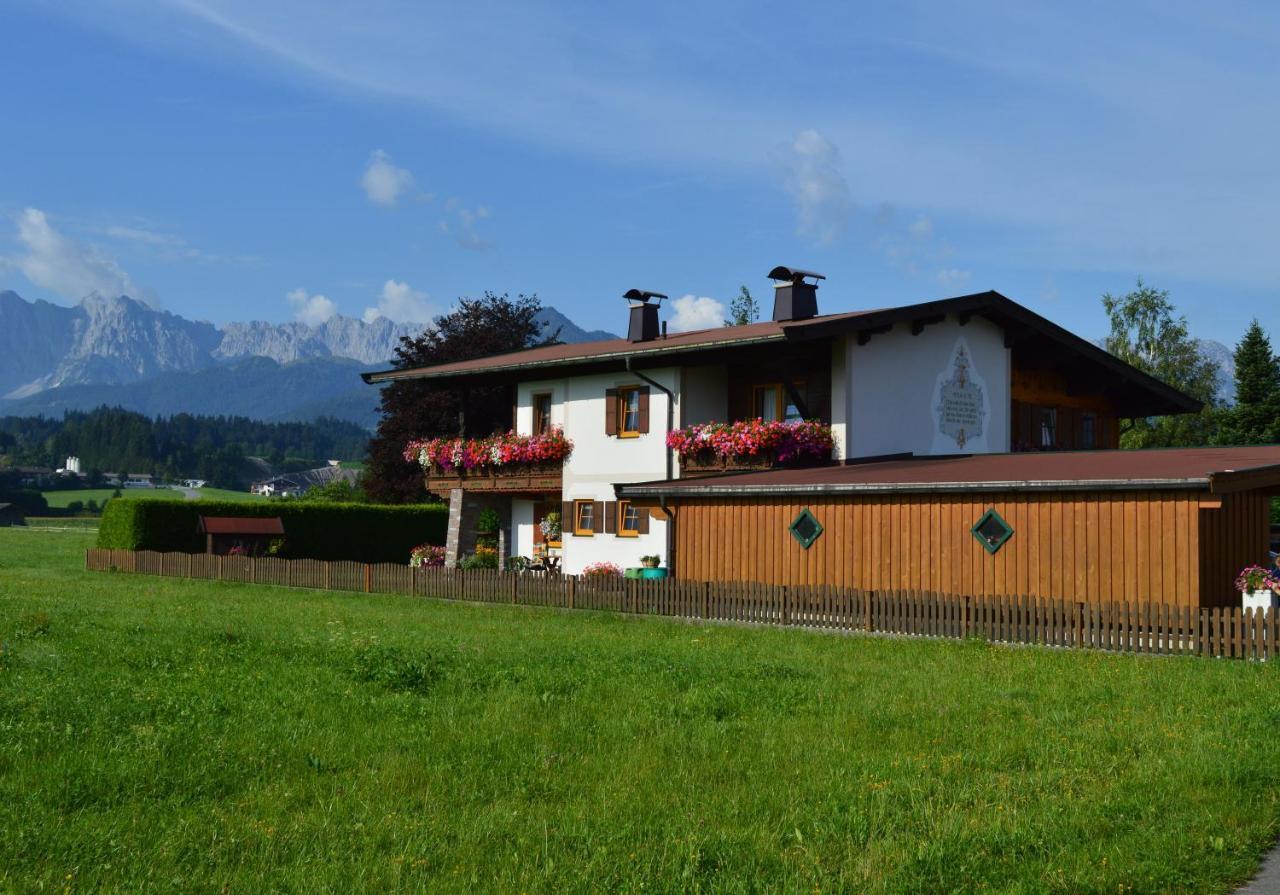 Gaestehaus Schwaiger - Wiesenweg Kössen Exterior foto
